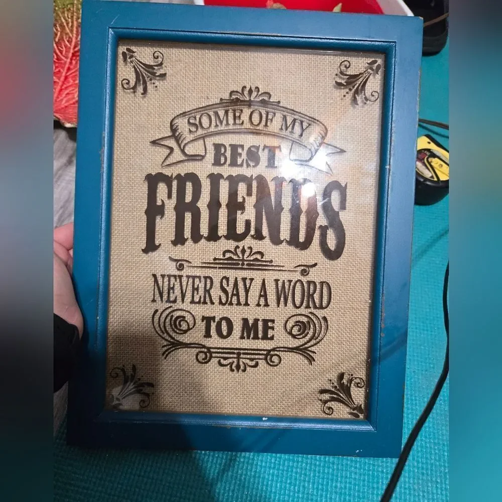 Best friends wall decor frame